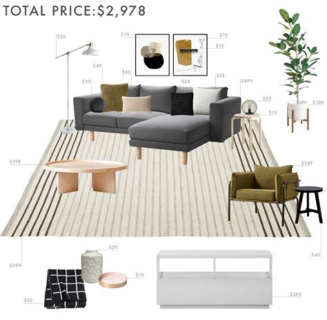 Budget Room Design An Eclectic And Modern Living Room Emily Henderson