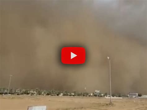 Video Meteo Di Cronaca Diretta Arabia Saudita Impressionante Tempesta Di Sabbia Si Abbatte Su