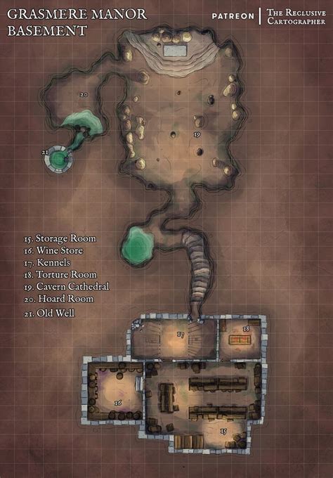 Senna S Folly Updated The Reclusive Cartographer Dungeon Maps Pathfinder Maps Fantasy Map