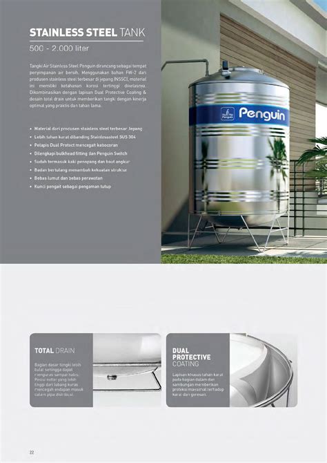 Great savings & free delivery / collection on many items. Jual Tangki Air Penguin TBSK 1000 Water Tank 1000 Liter di ...