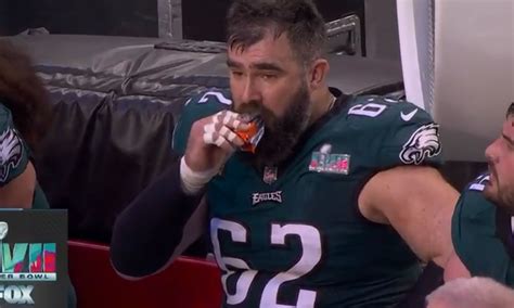 Super Bowl 2023 Jason Kecle Ate A Snack While His Brother Scored A Td