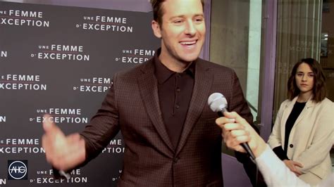 interview armie hammer talks on the basis of sex in paris youtube