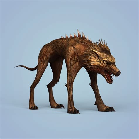 Purchase any one (1) monster energy 16/15.5oz. Fantasy Monster Dog by treeworld3d | 3DOcean