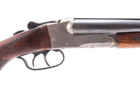 J Stevens Ga Sxs Hammerless Shotgun Online Gun Auction