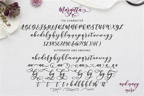 Download Margetta Calligraphy Font Otf Ttf