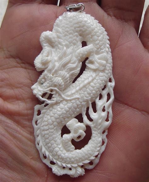 Dragon Carved Bone Pendants Bone Pendants