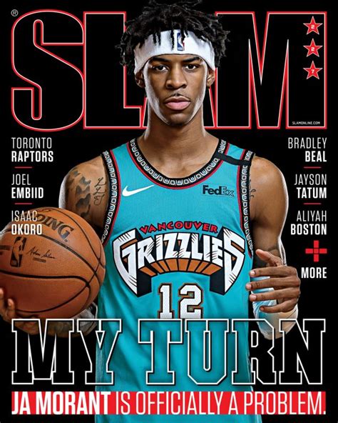 Memphis Grizzlies Star Ja Morant Covers Slam 227