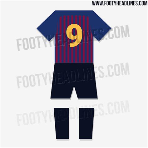 Nike Fc Barcelona 18 19 Home Kit Leaked Away And Third Kit Details
