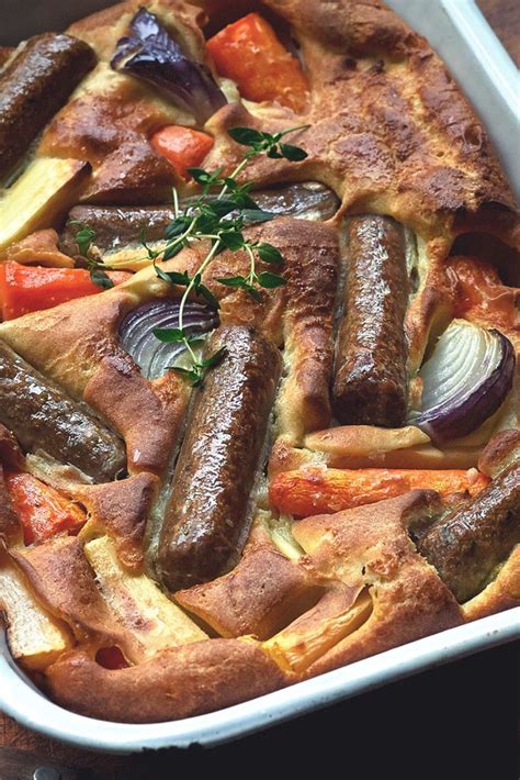 It is usually easiest to remove them from the baking dish as soon as they are out of the oven. Toad in the Hole with Root Vegetables | Recipe | Quorn, Quorn recipes, Vegetable recipes