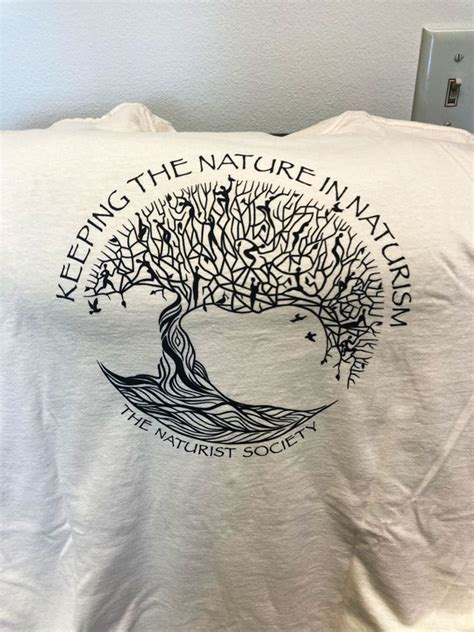 Keeping The Nature In Naturism Tee The Naturist Society Foundation