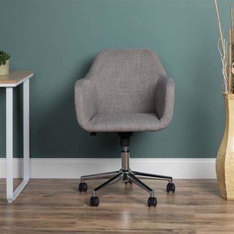This office chair is upholstered in velvet fabric with a solid hue that adds a glam, modern touch to your home office. Upholstered Adjustable Home Office Chair with Wheels - OFM | Home office chairs, Chair, Office chair