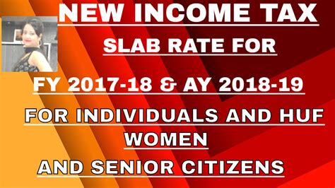 Income Tax Slab Rate For Fy2017 18 And Ay 2018 19 New Income Tax Slab