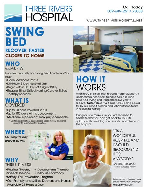 Swing Bed Three Rivers Hospital