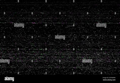 Glitch Vhs Template Retro Rewind Tape Old Video Noise With White