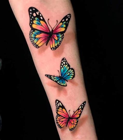 Sint Tico Foto Dise Os De Tatuajes De Mariposas Para Mujeres En El