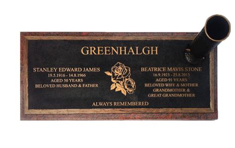 Private Cemetery Plaques - Cemetery Supplies | Fresh and ...