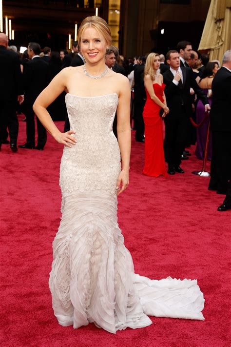 Kristen Bell In Roberto Cavalli 2014 Oscars Red Carpet Dresses