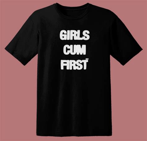 girls cum first 80s t shirt style