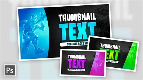 Call Of Duty And Fortnite Gaming Thumbnail Free Photoshop Template