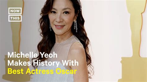 michelle yeoh becomes first asian woman to win best actress oscar youtube