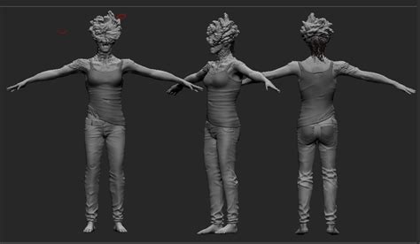 Wip The Last Of Us Clicker — Polycount