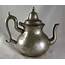 Antique Pewter Teapot Beautiful Pear Shaped Form Marked Bristol H 