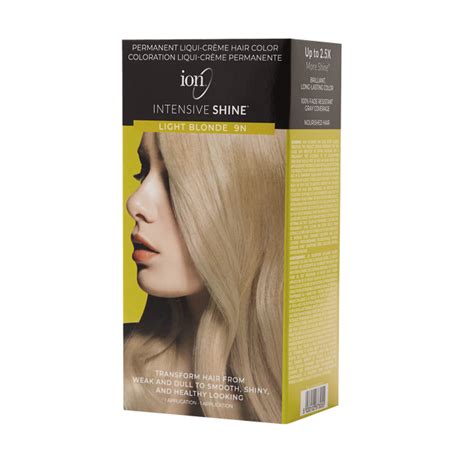 Ion Intensive Shine Hair Color Kit Ultra Pearl Blonde Hlna Hair Color Kit Hair Color Hair