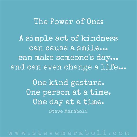 The Power Of One Kindness Quotes Inspirational Quotes Inspirational