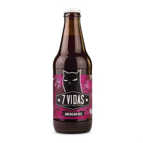 American Red Ale Cerveza 7 Vidas