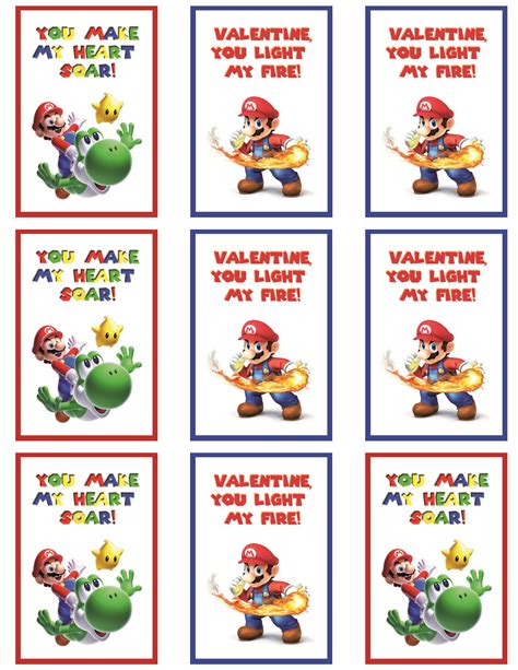 Mario Valentines for the obsessed one | Valentines for kids, Valentines day party, Valentines
