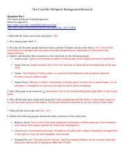Although popular culture often portrays puritan new england witchcraft or mycotoxin? Crucible webquest.doc - The Crucible Webquest Background ...