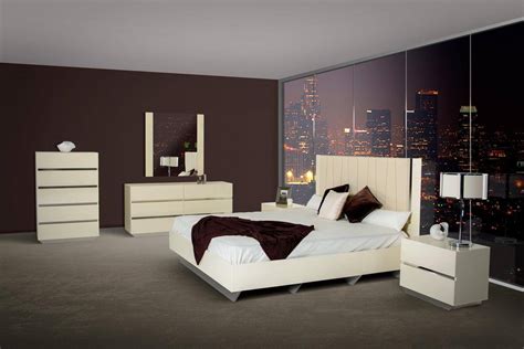 Made In Italy Leather High End Bedroom Sets Oklahoma Oklahoma V Luxor Beige