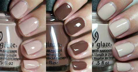 Streets Ahead Style China Glaze Shades Of Nude Collection From Nail Polish Canada