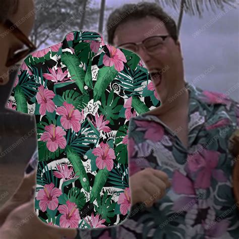 Dennis Nedry Jurassic Park Summer Vacation Hawaiian Shirt