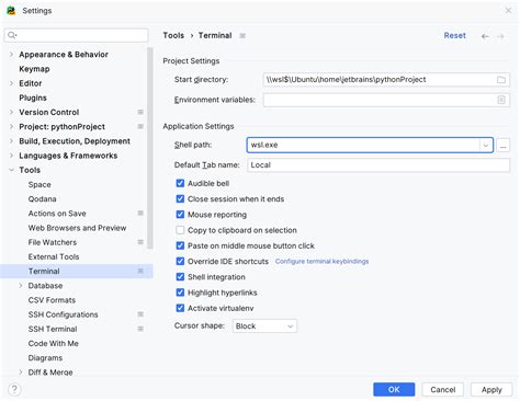 Configure An Interpreter Using Wsl Pycharm Documentation