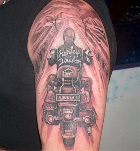 Harley Davidson Memorial Tattoos Harley Davidson