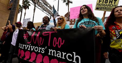 Hundreds March In Hollywood Against Sexual Harassment Cbs Minnesota
