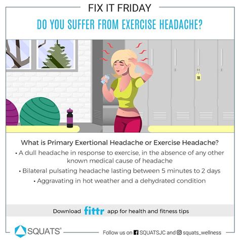 Exercise Headacheprimary Exertional Headache Exercise Headache Squats