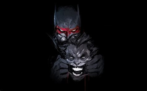 Wallpaper Batman Joker Dc Universe Comics Artwork
