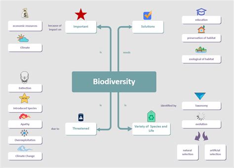 Biodiversity Biology Concept Map Template Edrawmax Templates