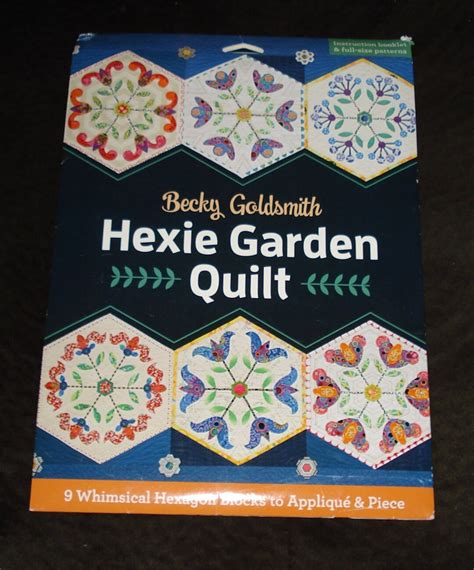 Becky Goldsmith Hexie Garden Quilt Etsy