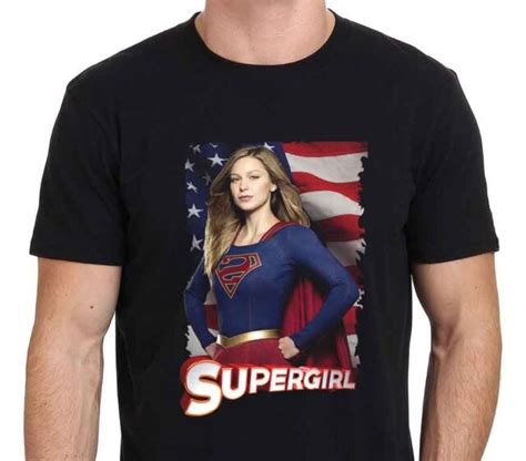 Supergirl Tv Series Dc Female Super Hero Tshirt New Mens T Shirt Size