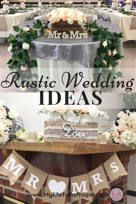 Rustic Wedding Ideas On A Budget Diys And Custom Decorations Wedding