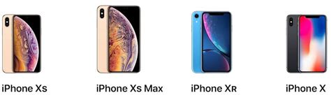 Apple Iphone Compare Iphone Xs Xs Max Xr And X Models
