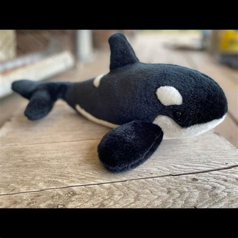 Seaworld Toys Seaworld Shamu Plush Orca Killer Whale Plush Stuffed