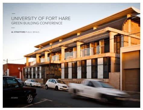 University Of Fort Hare Alive2green