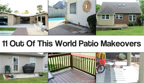 Garden ideas on a budget. 11 Out Of This World Patio Makeovers