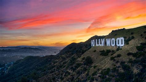 Wallpaper Hollywood Los Angeles Sunset Free Wallpapers For Apple