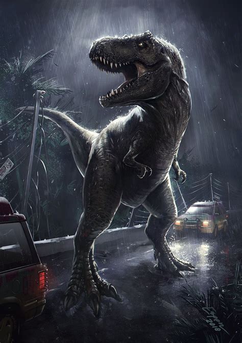 8 Pics Jurassic Park T Rex Fan Art And Review Alqu Blog