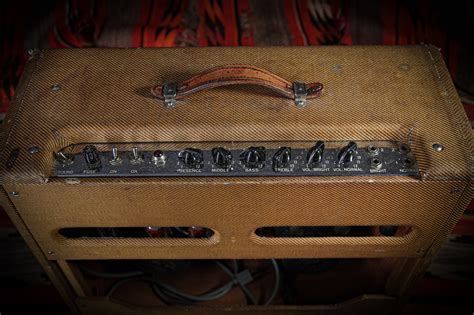1958 Fender Bassman Tweed Amps Preamps Rumble Seat Music